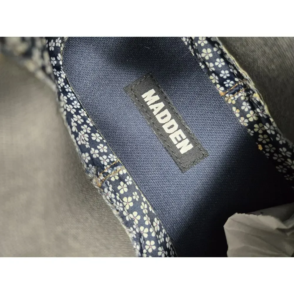 Madden Steve Madden Mens Grey Faux Suede Chelsea Boots Ankle Boots Dress Shoes